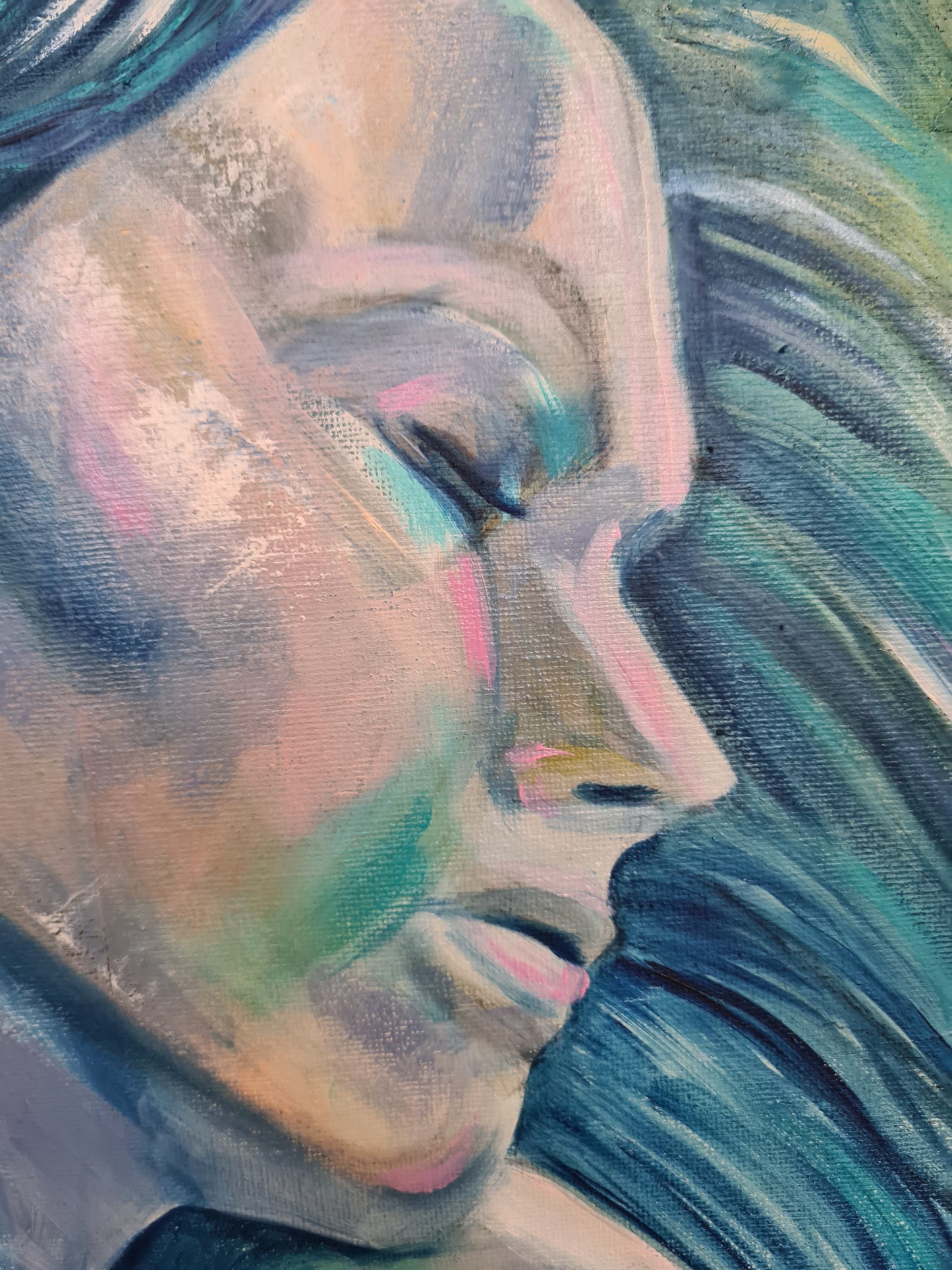 Angel of my dreams– 60x80 cm Original Oil Painting on Canvas