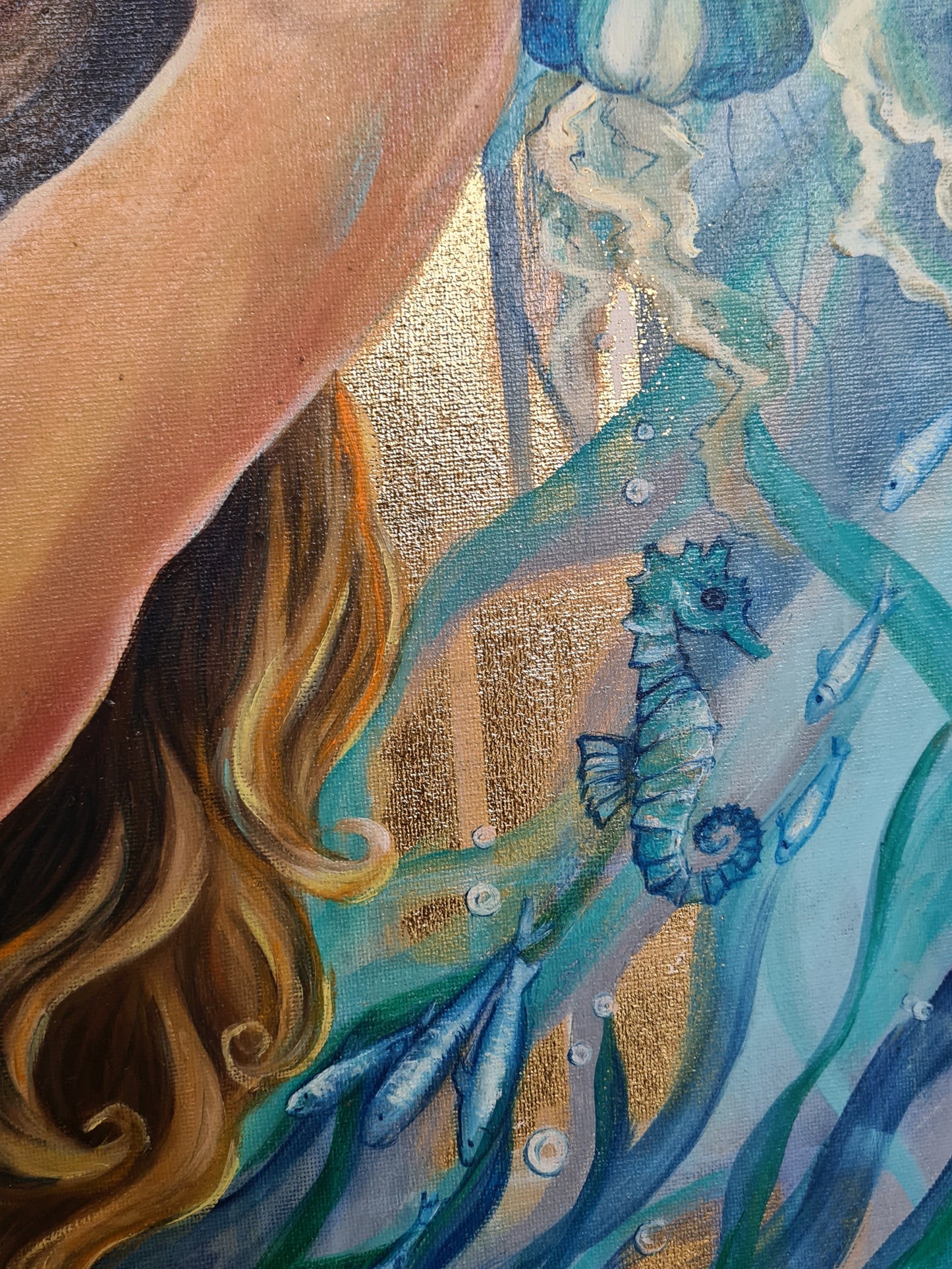 Szirén – 60x80 cm eredeti olajfestmény vászonra