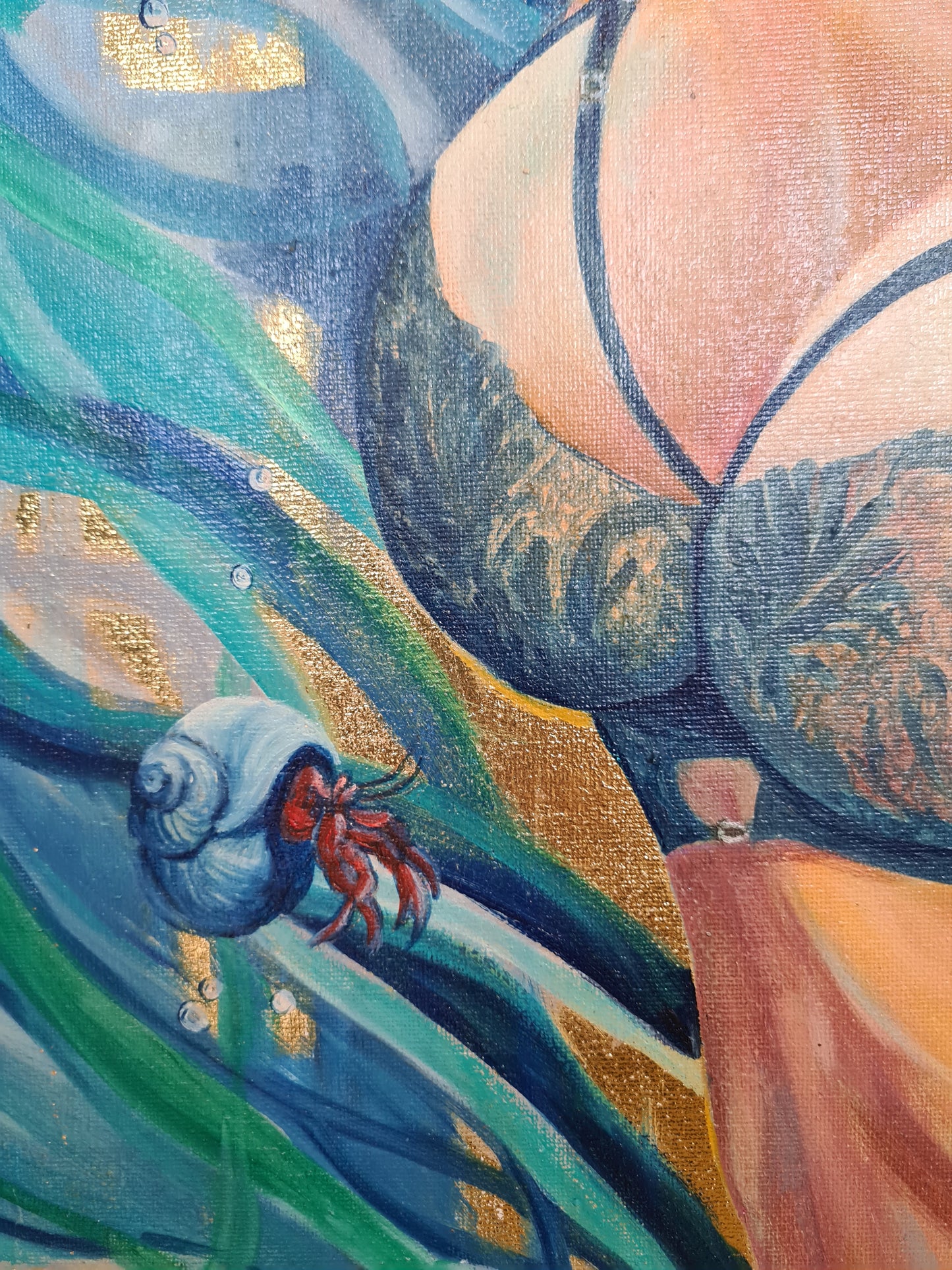 Szirén – 60x80 cm eredeti olajfestmény vászonra
