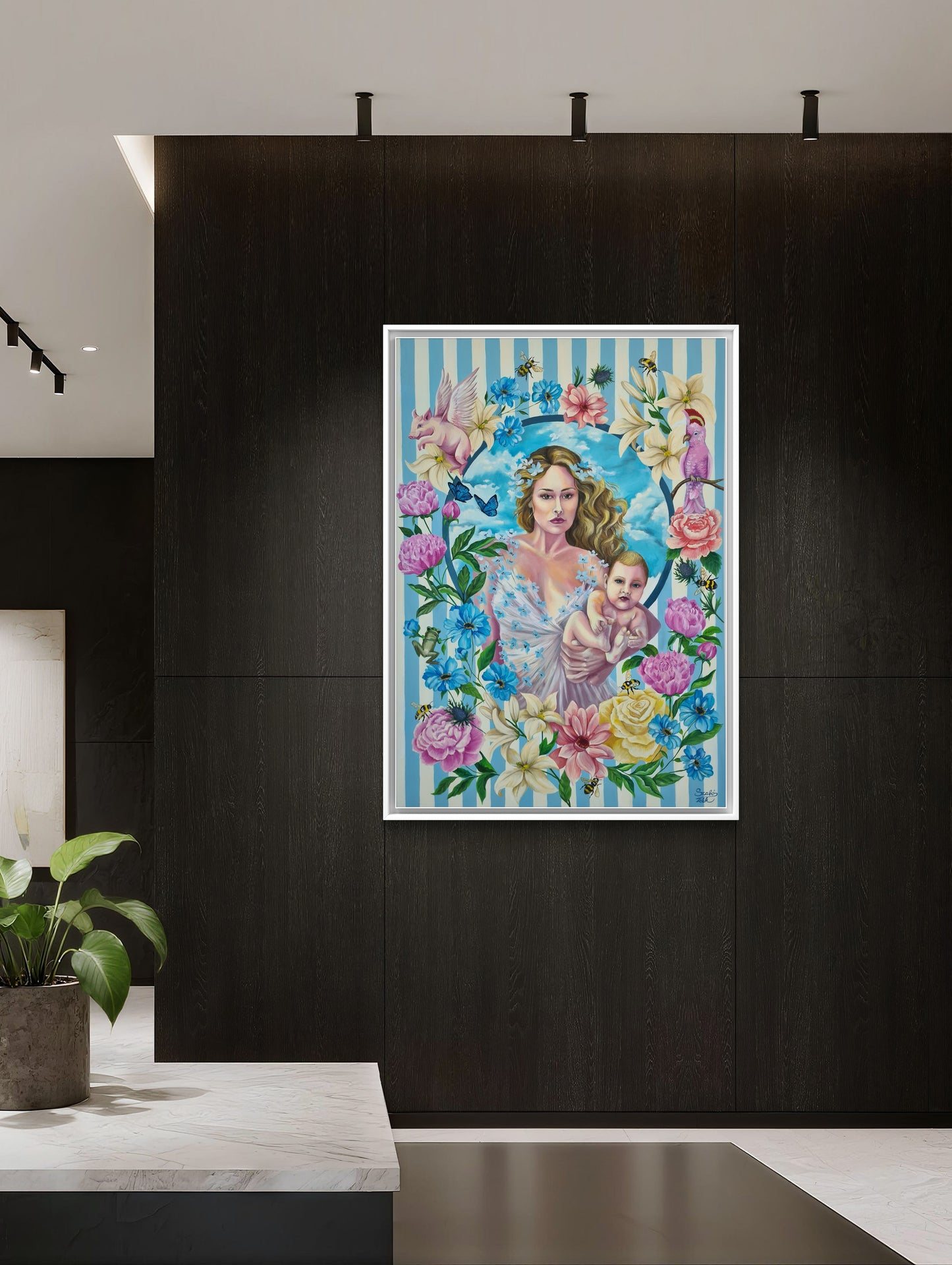 Mother nature– 70x100 cm Original Oil Painting on Canvas