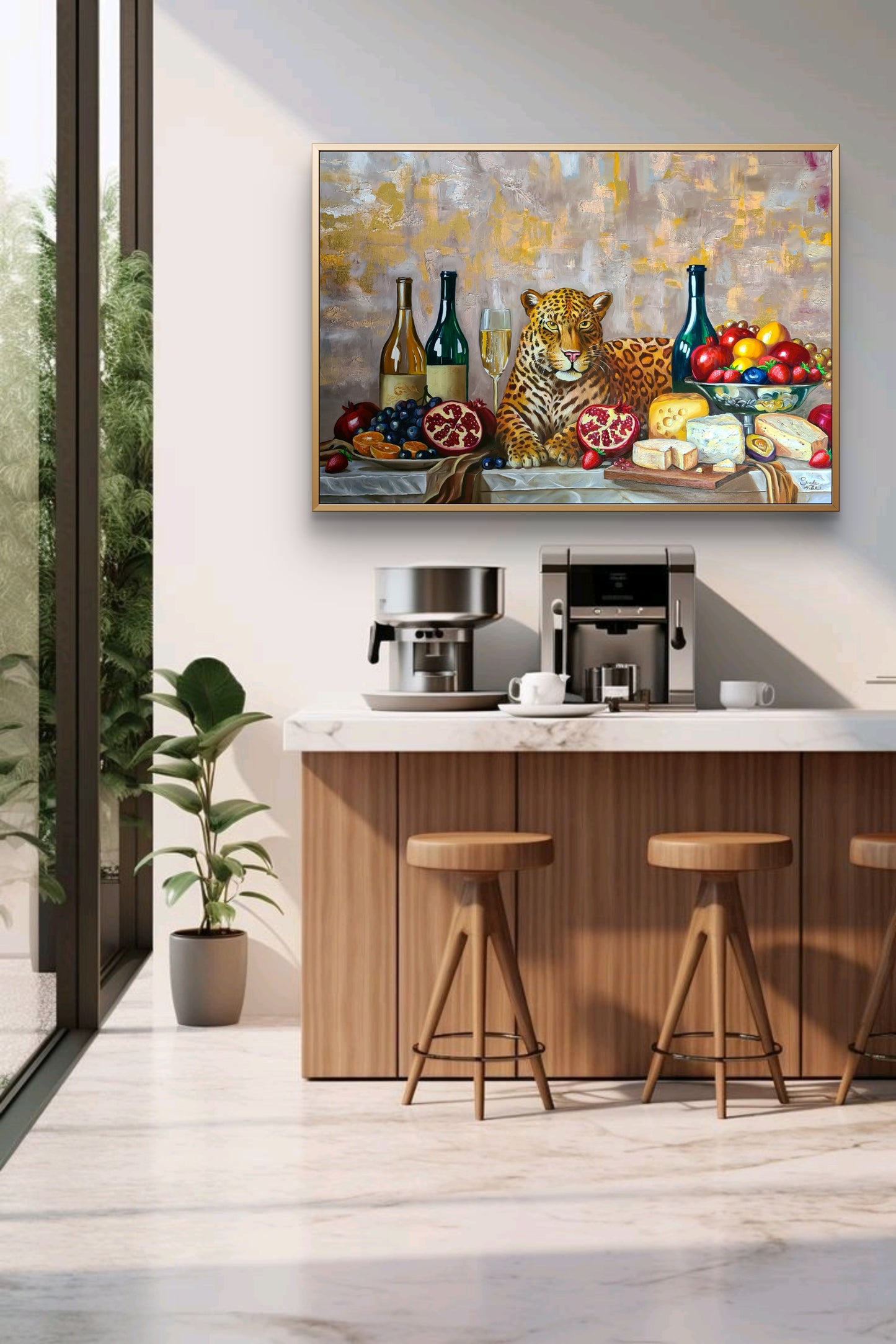 A Feast for the Senses– 100x70 cm Original Oil Painting on Canvas