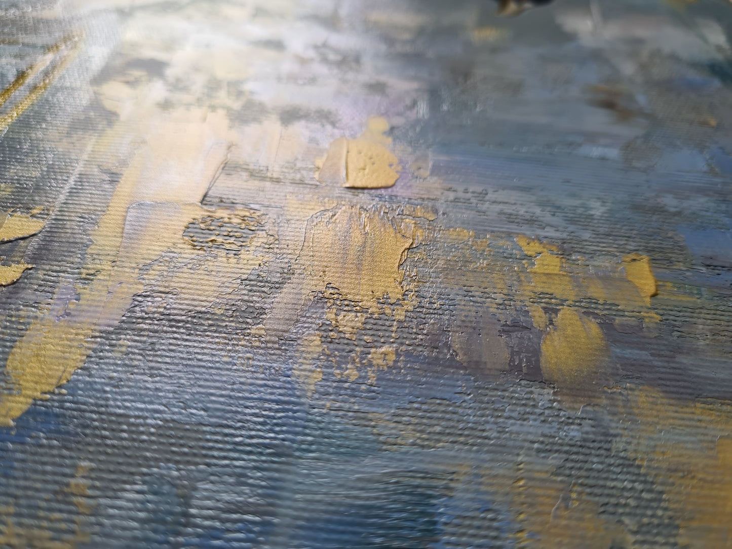 A kék korsó rejtélye – 50x50 cm-es eredeti olajfestmény vászonra, Daniella Szabò-Telektől.