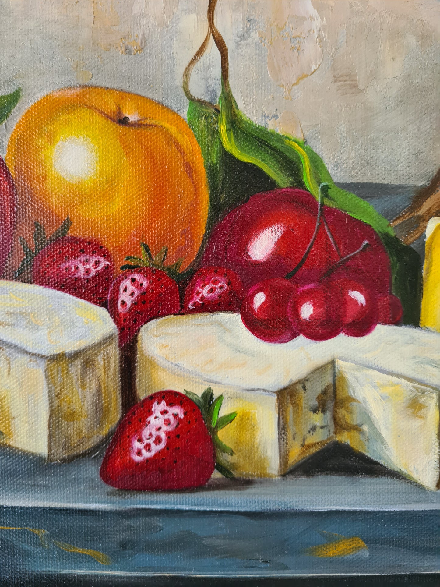 Golden hour 70x100 cm Original Oil Painting on Canvas from Daniella Szabò-Telek