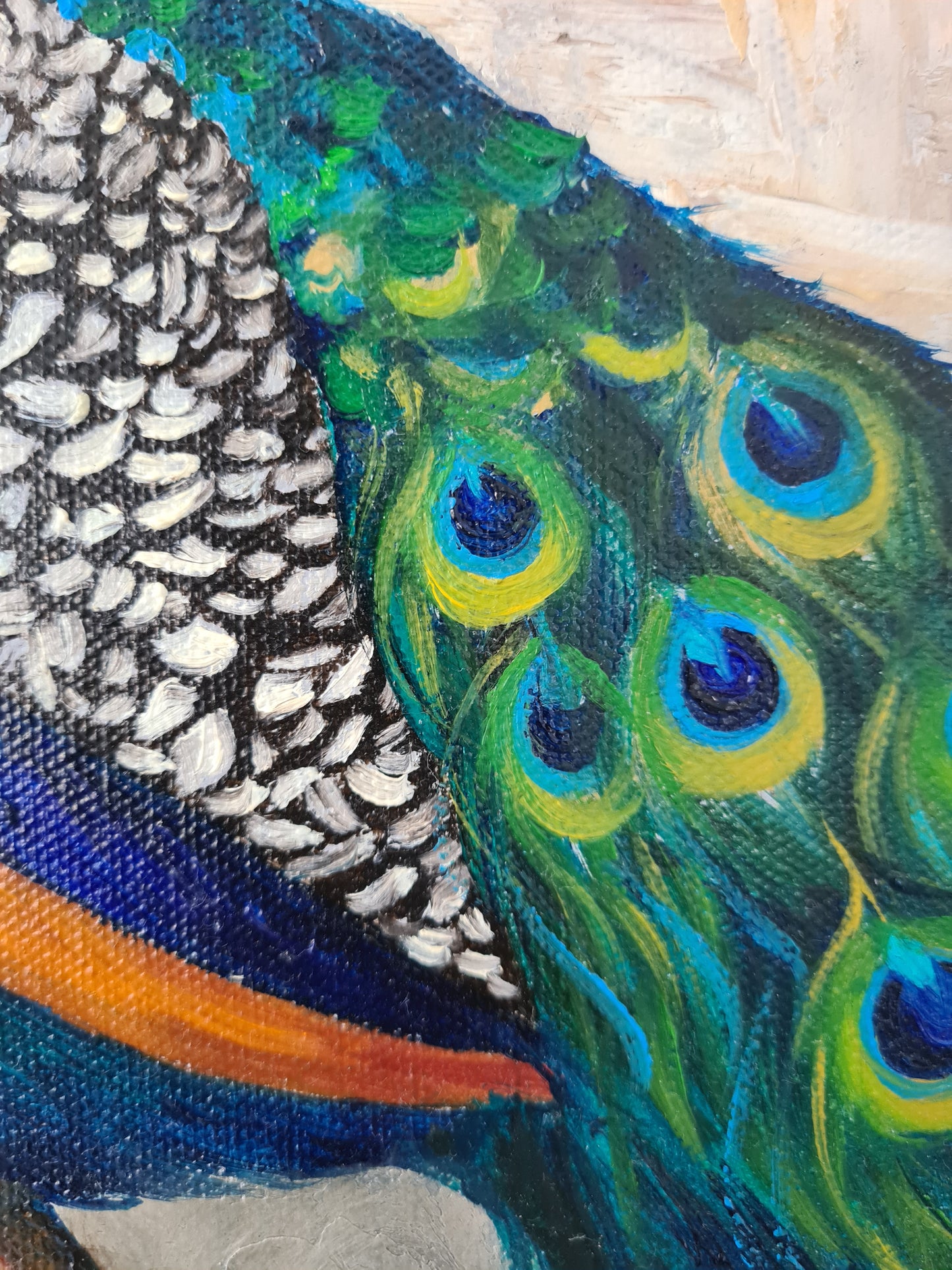 Golden hour 70x100 cm Original Oil Painting on Canvas from Daniella Szabò-Telek