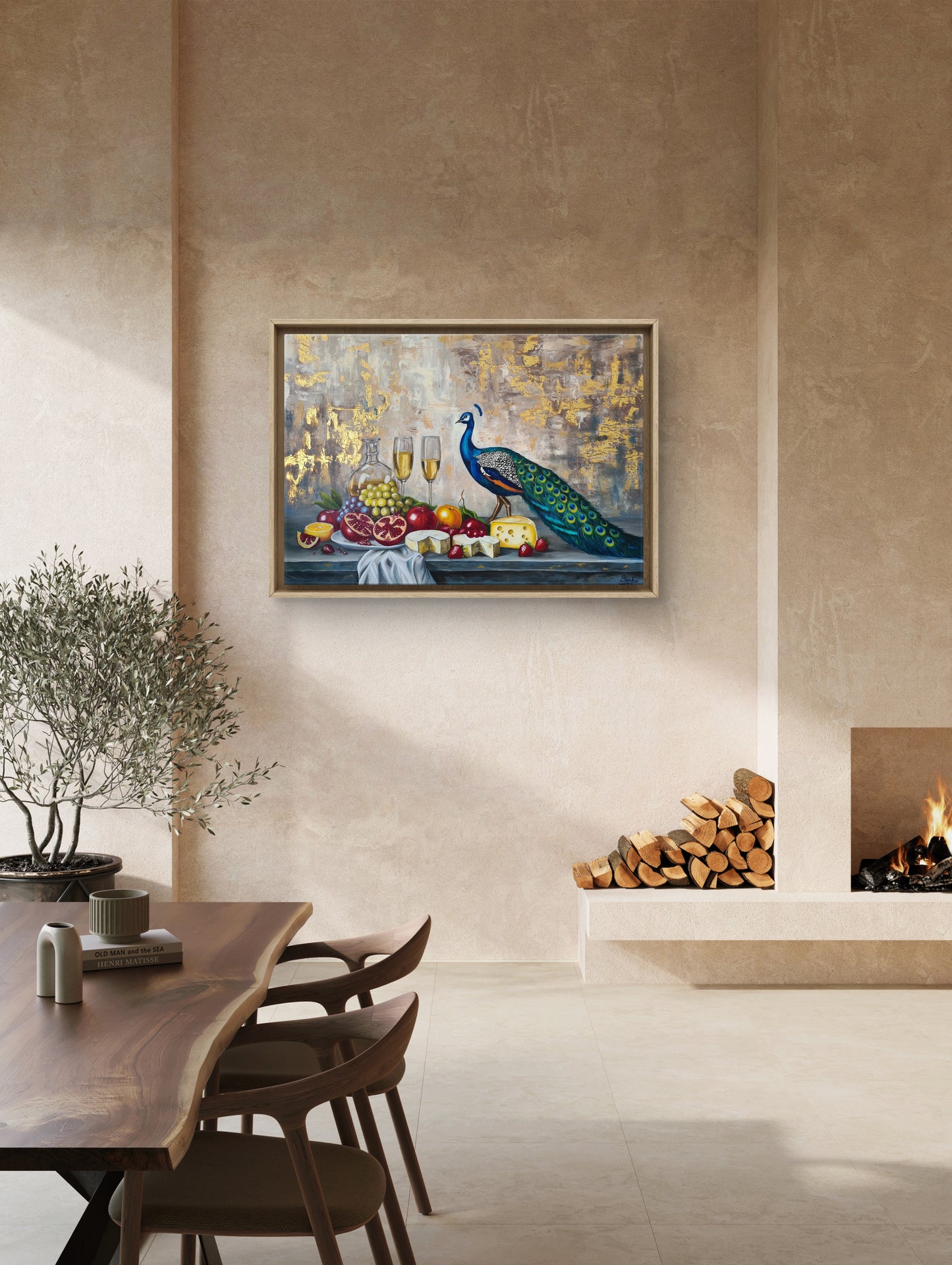 Golden hour 70x100 cm Original Oil Painting on Canvas from Daniella Szabò-Telek