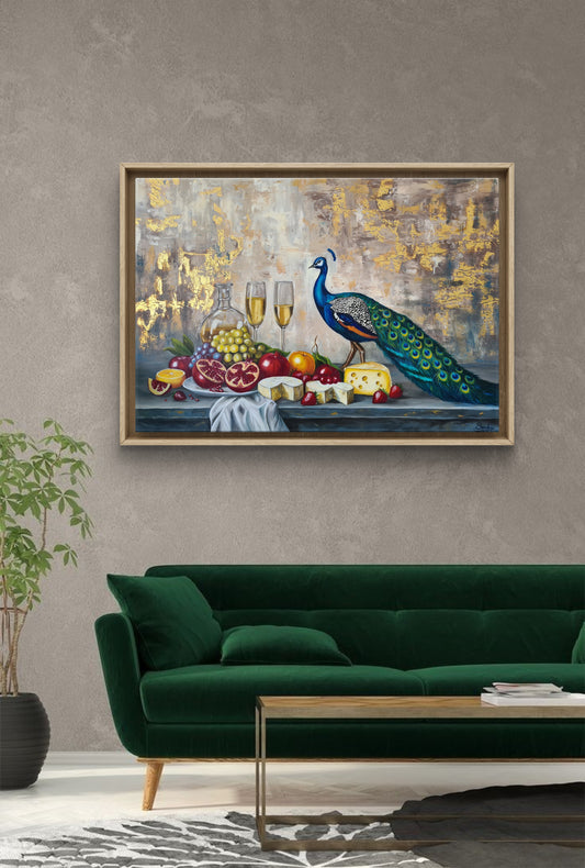 Golden hour 70x100 cm Original Oil Painting on Canvas from Daniella Szabò-Telek