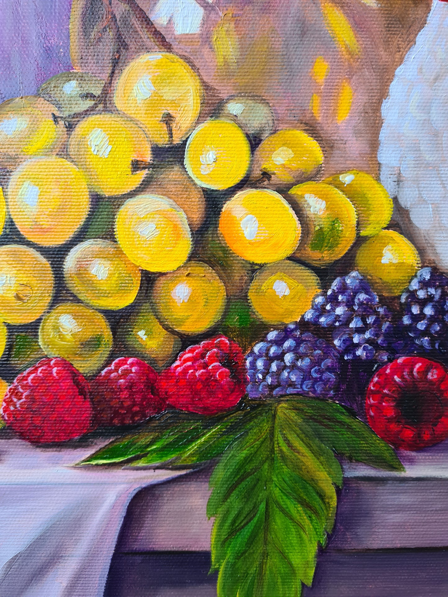 Hen party, 50x50cm original oilpainting by Daniella Szabò-Telek