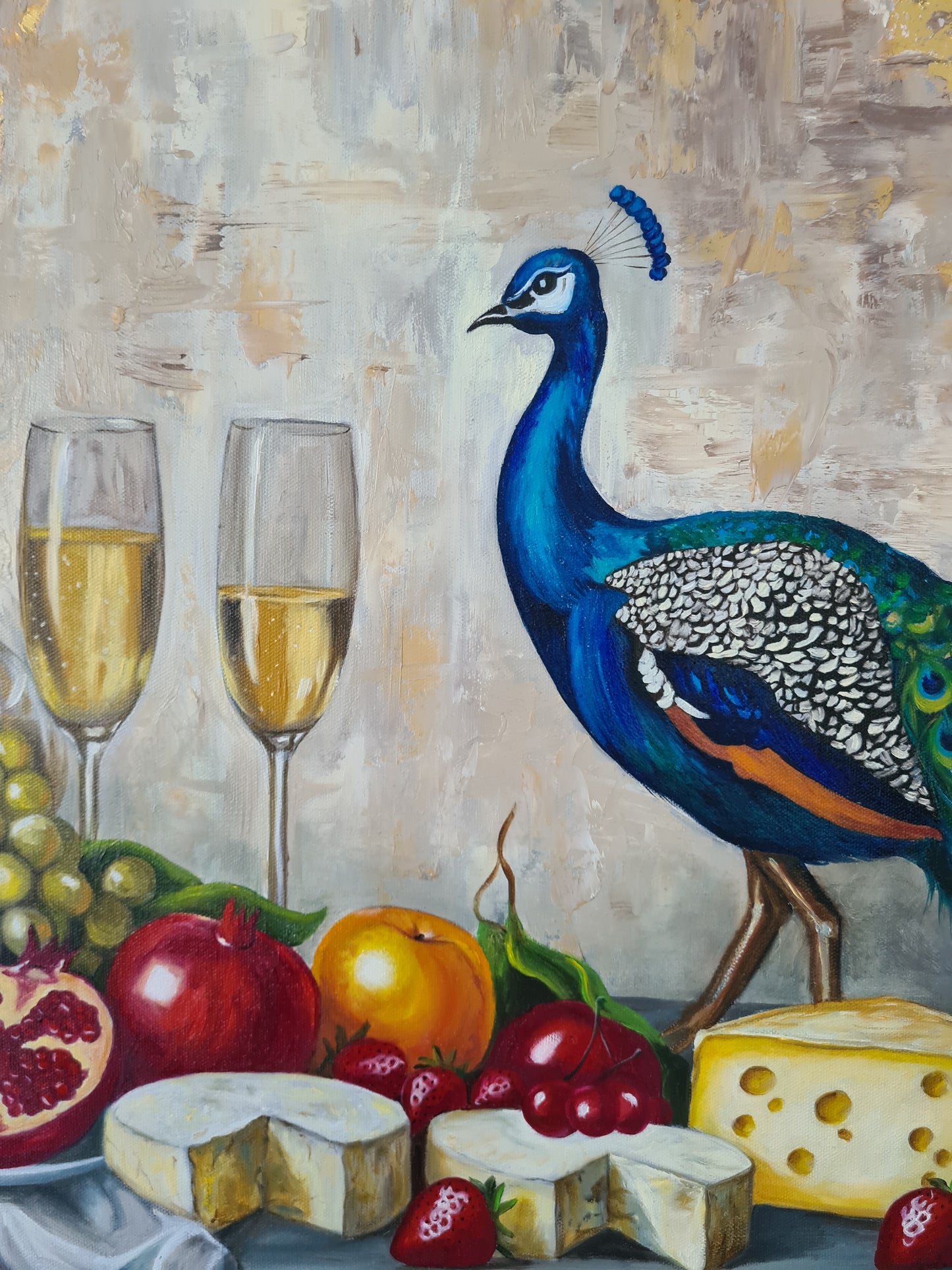 Golden hour 70x100 cm Original Oil Painting on Canvas from Daniella Szabò-Telek