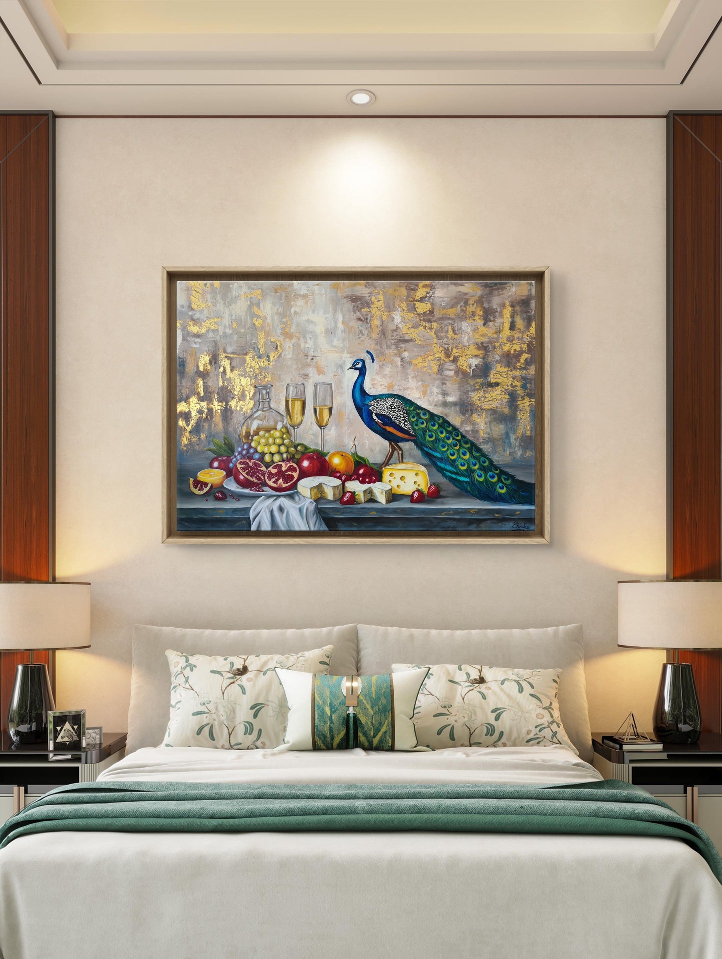 Golden hour 70x100 cm Original Oil Painting on Canvas from Daniella Szabò-Telek