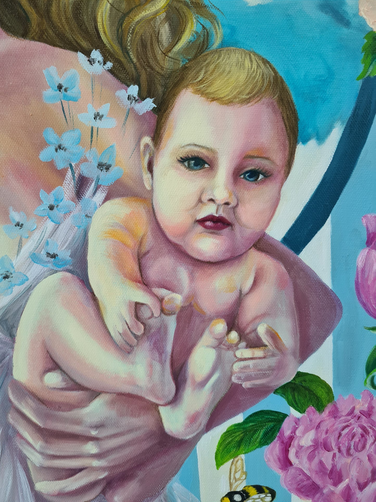 Mother nature– 70x100 cm Original Oil Painting on Canvas