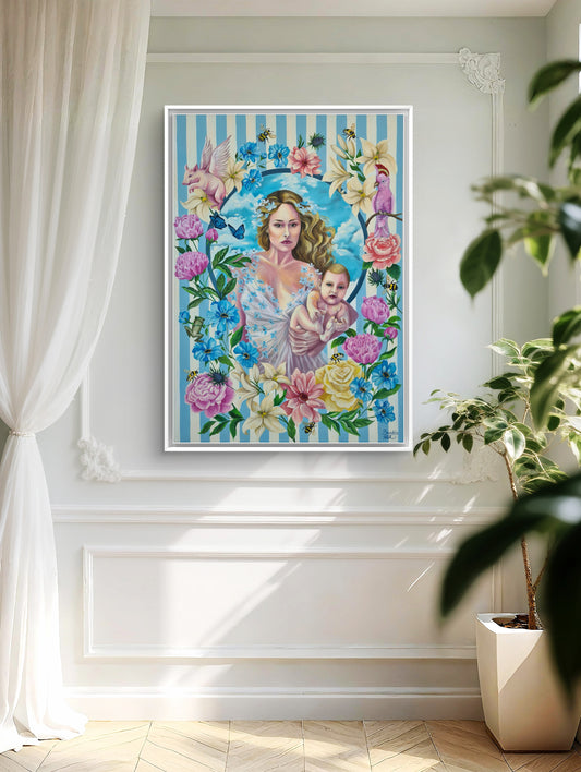 Mother nature– 70x100 cm Original Oil Painting on Canvas