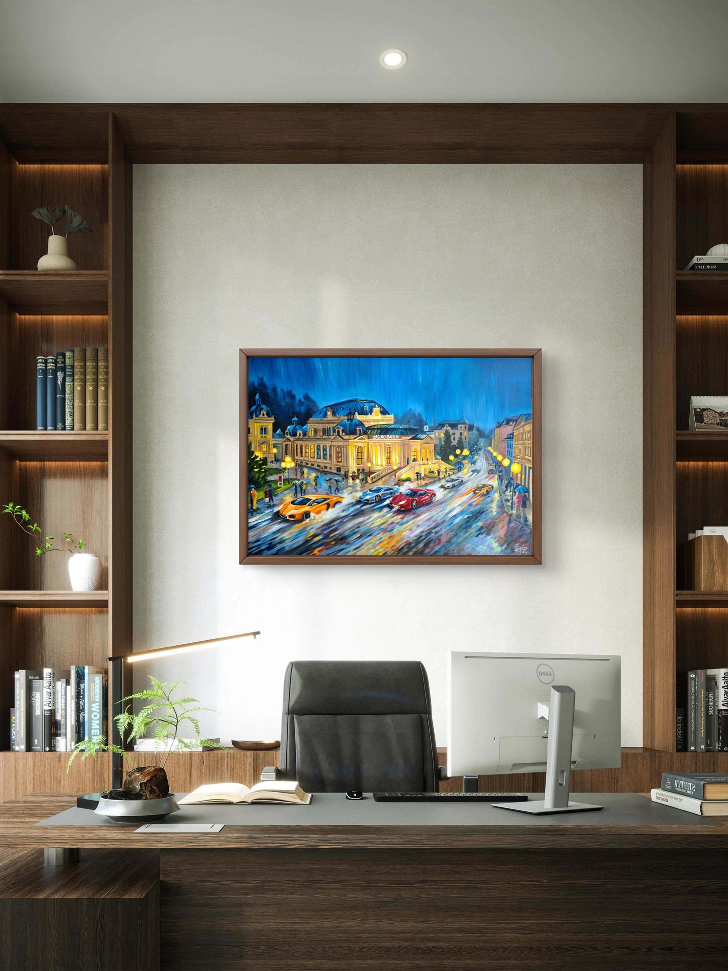 "Licht ins Dunkel" Original oil painting on Canvas by Daniella Szabò-Telek