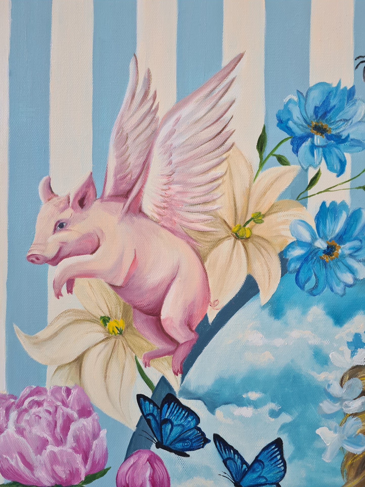 Mother nature– 70x100 cm Original Oil Painting on Canvas